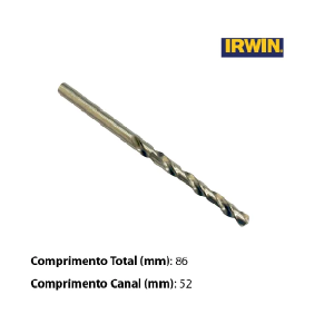 Broca De Aço Rapido Hss P/ Metal Inox Din 338 5mm Gross
