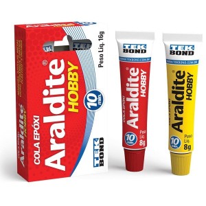 Araldite Cola Epóxi Hobby 16g Caixa Tekbond