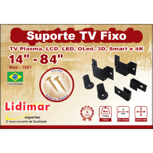 SUPORTE TV  AL. UNIVERSAL LIDIMAR LI-1001