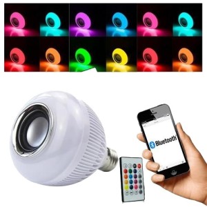 LAMPADA LED RGB MUSICA BLUETOOTH