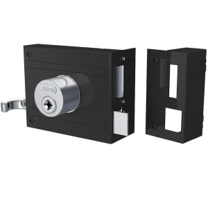 FECHADURA STAM P/ PORTAO 1701/100 PT FOSCO